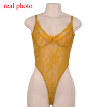 Load image into Gallery viewer, Sheer Lace Bodysuit