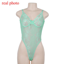 Load image into Gallery viewer, Sheer Lace Bodysuit