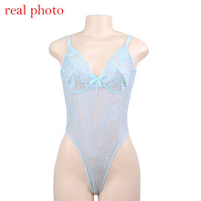 Load image into Gallery viewer, Sheer Lace Bodysuit
