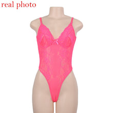 Load image into Gallery viewer, Sheer Lace Bodysuit