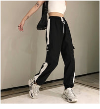 Load image into Gallery viewer, women High Waist Loose Streetwear pants