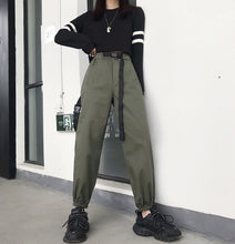 Load image into Gallery viewer, women High Waist Loose Streetwear pants