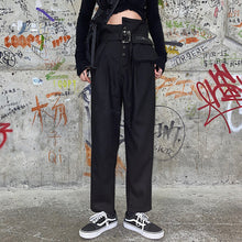 Load image into Gallery viewer, women High Waist Loose Streetwear pants