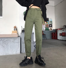 Load image into Gallery viewer, women High Waist Loose Streetwear pants