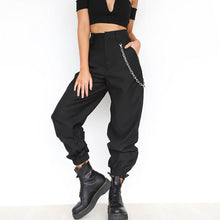 Load image into Gallery viewer, Women Casual High Waist Cargo Pants