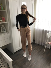 Load image into Gallery viewer, Women Casual High Waist Cargo Pants