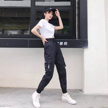 Load image into Gallery viewer, women High Waist Loose Streetwear pants