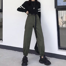 Load image into Gallery viewer, women High Waist Loose Streetwear pants