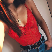 Load image into Gallery viewer, Sheer Lace Bodysuit
