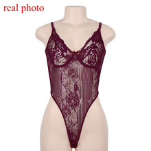 Load image into Gallery viewer, Sheer Lace Bodysuit

