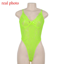 Load image into Gallery viewer, Sheer Lace Bodysuit
