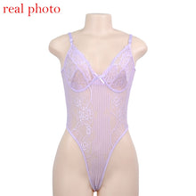 Load image into Gallery viewer, Sheer Lace Bodysuit
