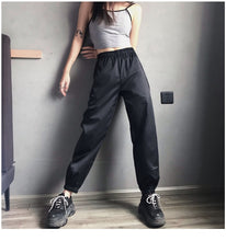 Load image into Gallery viewer, women High Waist Loose Streetwear pants
