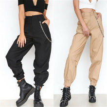 Load image into Gallery viewer, Women Casual High Waist Cargo Pants
