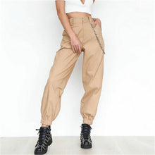 Load image into Gallery viewer, Women Casual High Waist Cargo Pants
