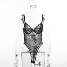 Load image into Gallery viewer, Sheer Lace Bodysuit
