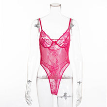 Load image into Gallery viewer, Sheer Lace Bodysuit
