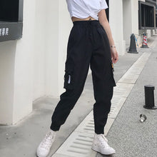 Load image into Gallery viewer, women High Waist Loose Streetwear pants
