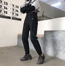 Load image into Gallery viewer, women High Waist Loose Streetwear pants
